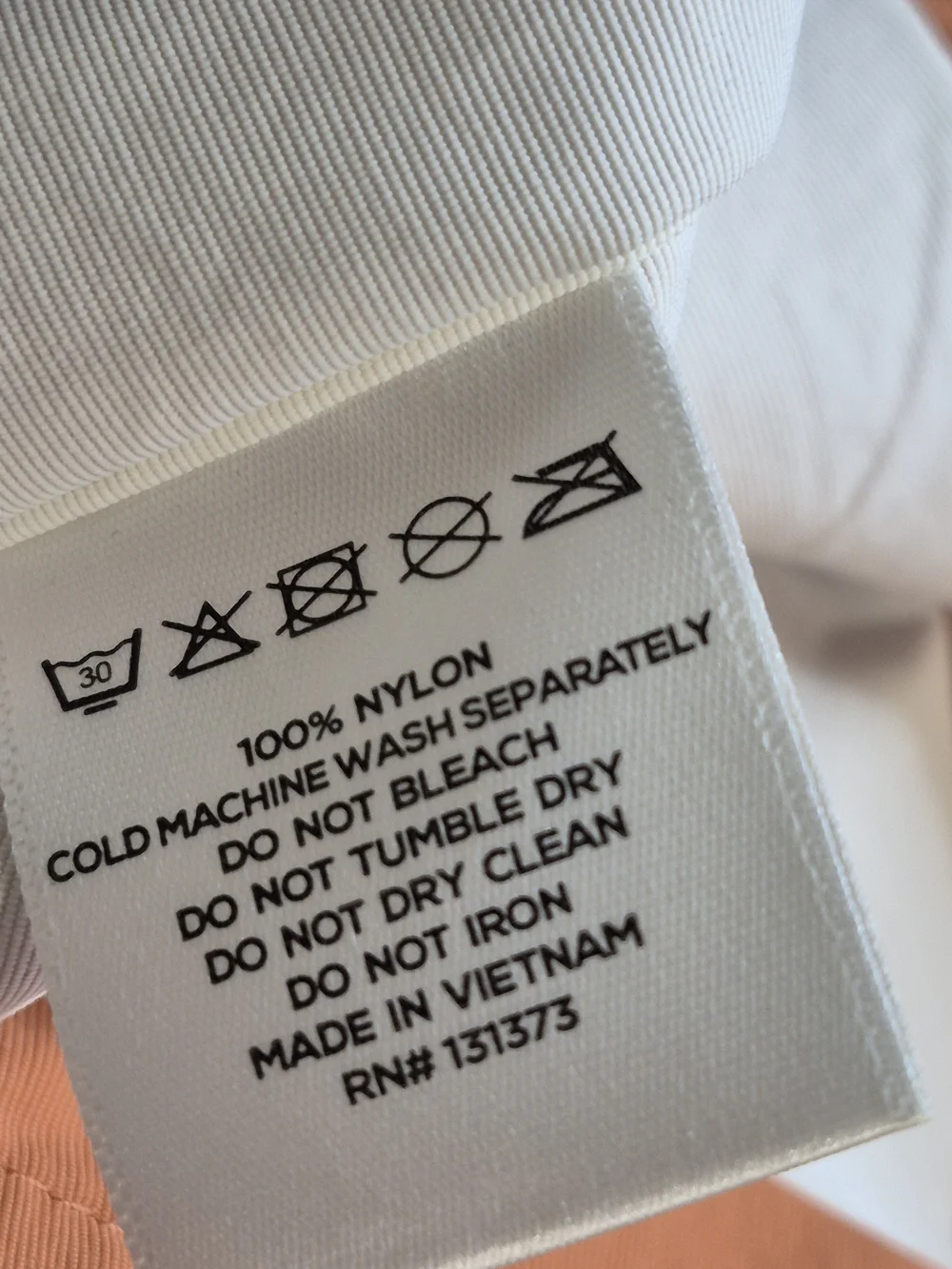 Saturdays NYC Two-Tone Rust & White Swim Trunks 4396/5